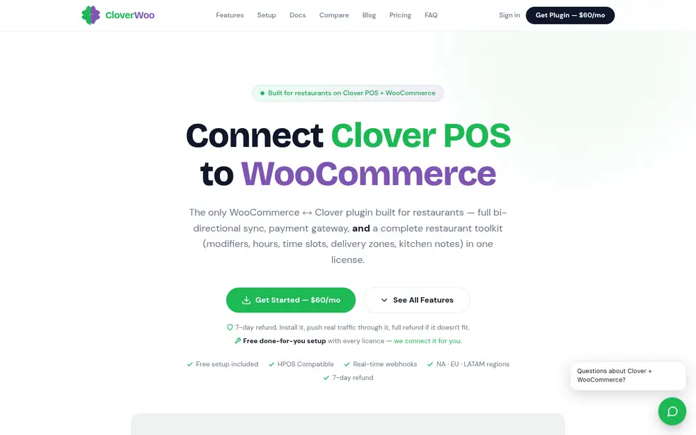 CloverWoo homepage