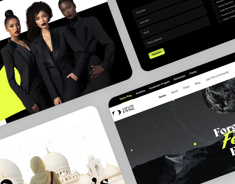 Taylor Ping case study screenshot