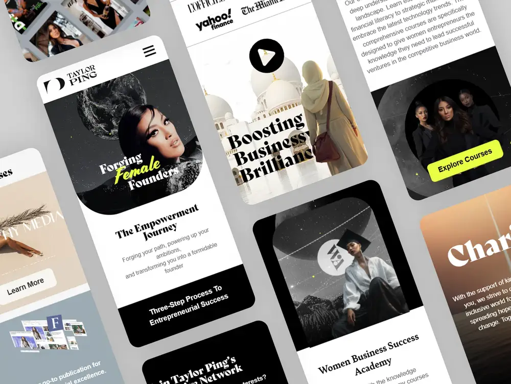 Taylor Ping case study screenshot