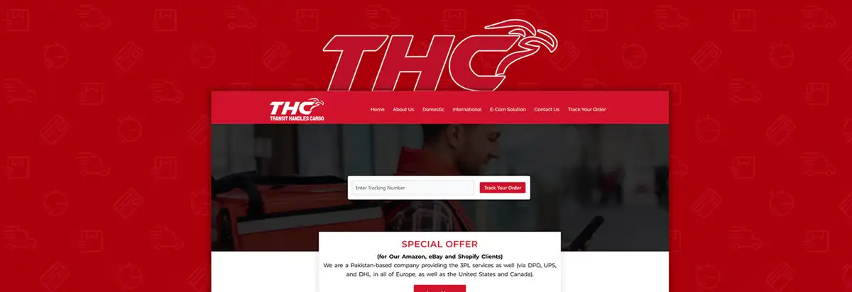 THC website design