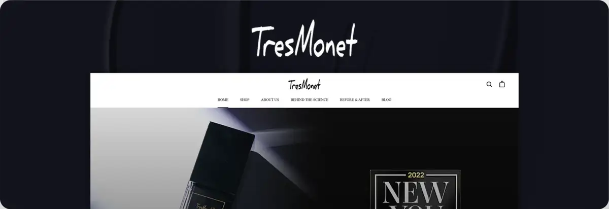 Tresmonet coffee store on Shopify Plus