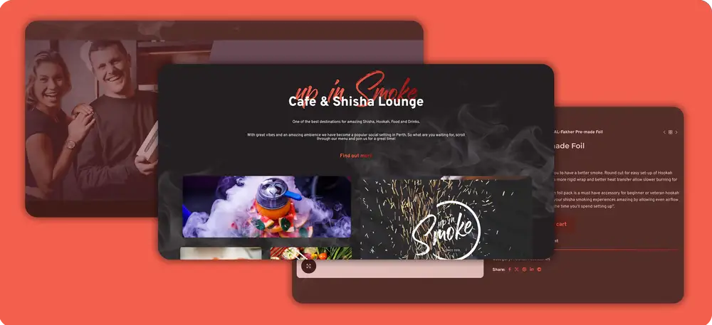 Up In Smoke case study screenshot