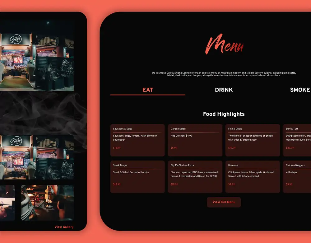 Up In Smoke case study screenshot
