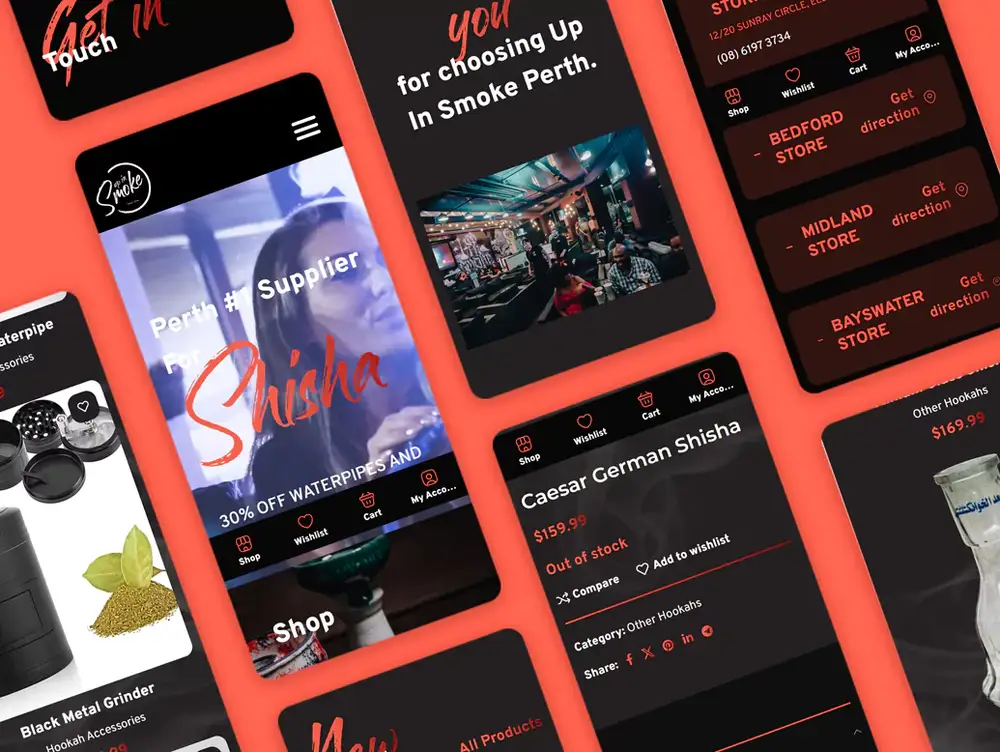 Up In Smoke case study screenshot