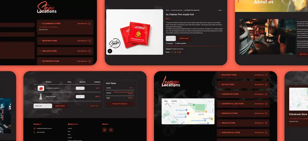 Up In Smoke case study screenshot